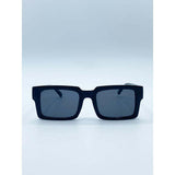 SVNX square frame sunglasses in black, UK version
