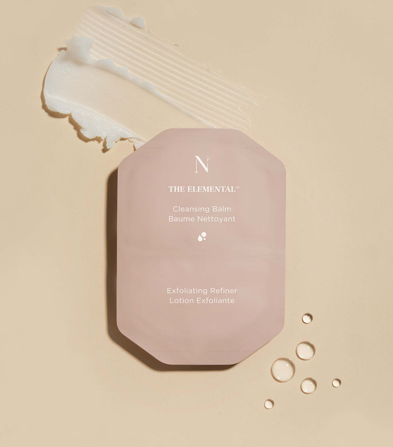 Noble Panacea cleansing balm and exfoliating refiner refill, imported from the UK