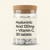 Holland & Barrett hyaluronic acid 120mg with vitamin C 30 tablets - British product