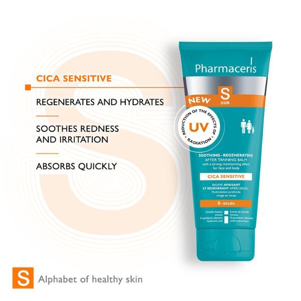 Pharmaceris aftersun balm Cica Sensitive 200ml, UK version