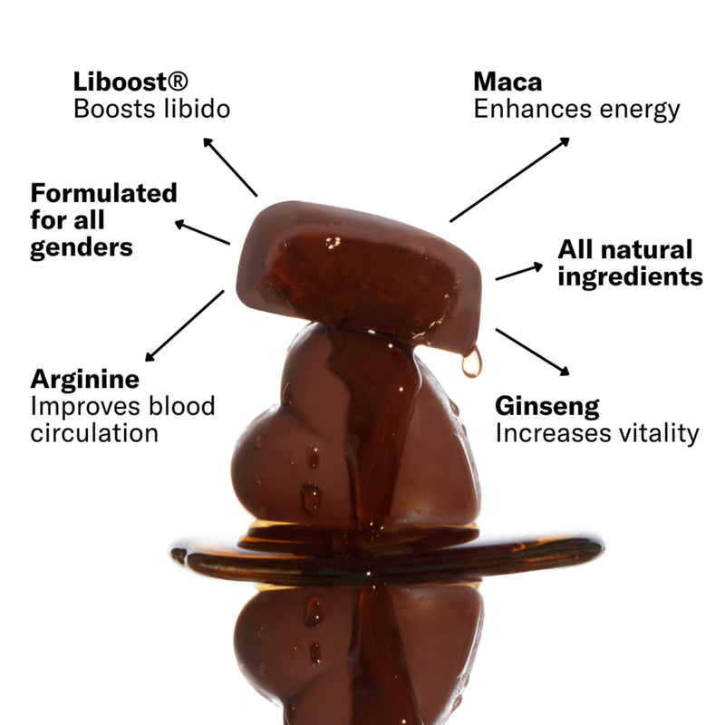 The Oh Collective date night bonbons milk chocolate 50g, imported from the UK