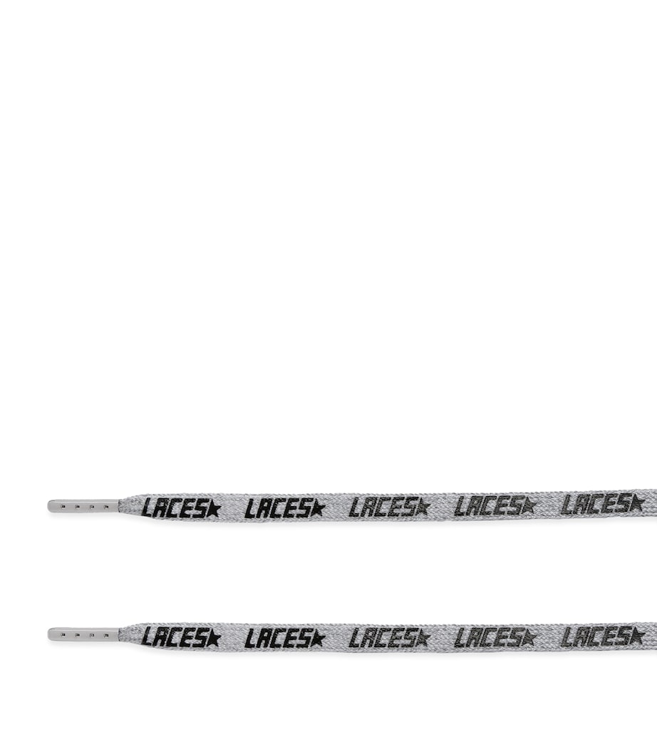 Golden Goose design laces fabric set with star logo (British brand)