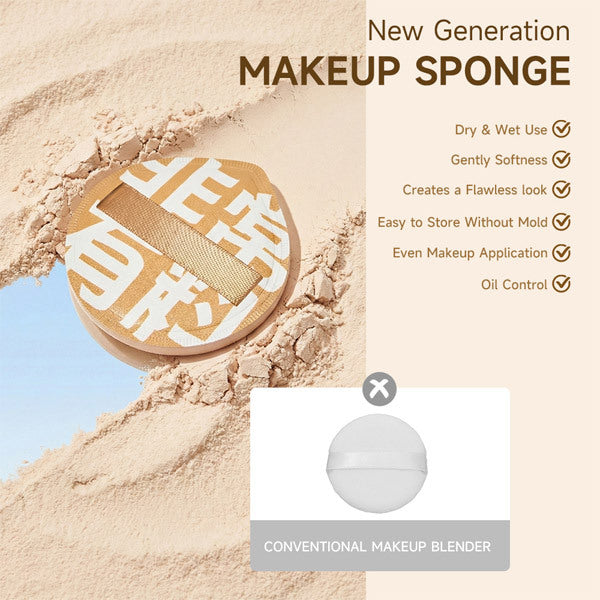 Livingandhome beauty makeup sponge set 2pcs - British product