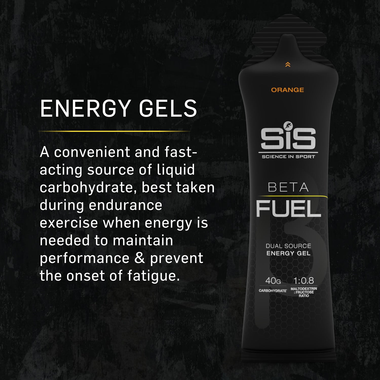 SiS Beta Fuel Energy Gel Orange 40g - British product