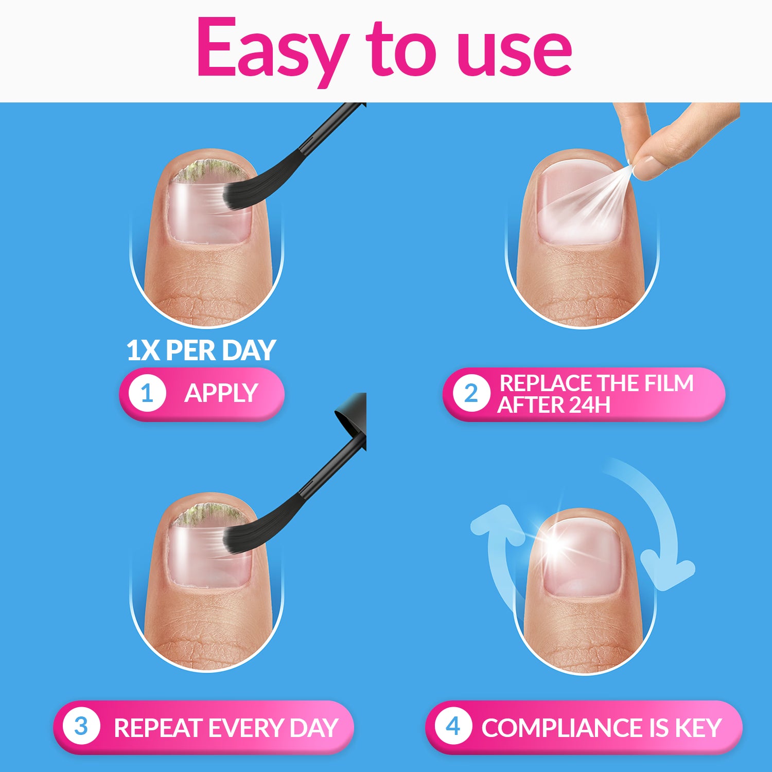 Excilor Ultra nail fungus solution 30ml, imported from the UK