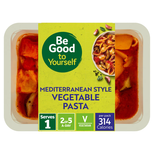 Sainsbury's Mediterranean Vegetable Pasta Ready Meal For 1, Be Good To Yourself 380g GOODS Sainsburys   