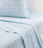Yves Delorme Capri Aqua double flat sheet 240x295 cm, imported from the UK