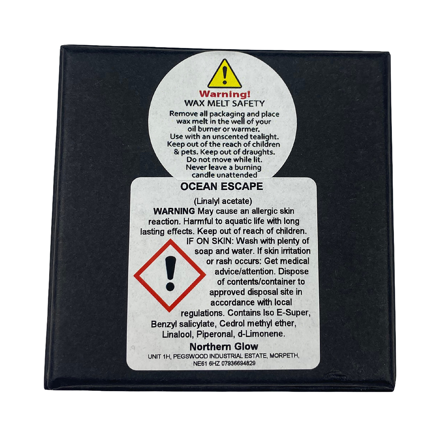Scented wax melt Ocean Escape 90g, imported from the UK
