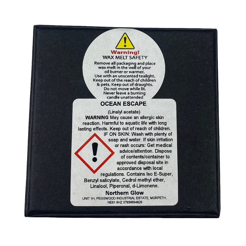 Scented wax melt Ocean Escape 90g, imported from the UK