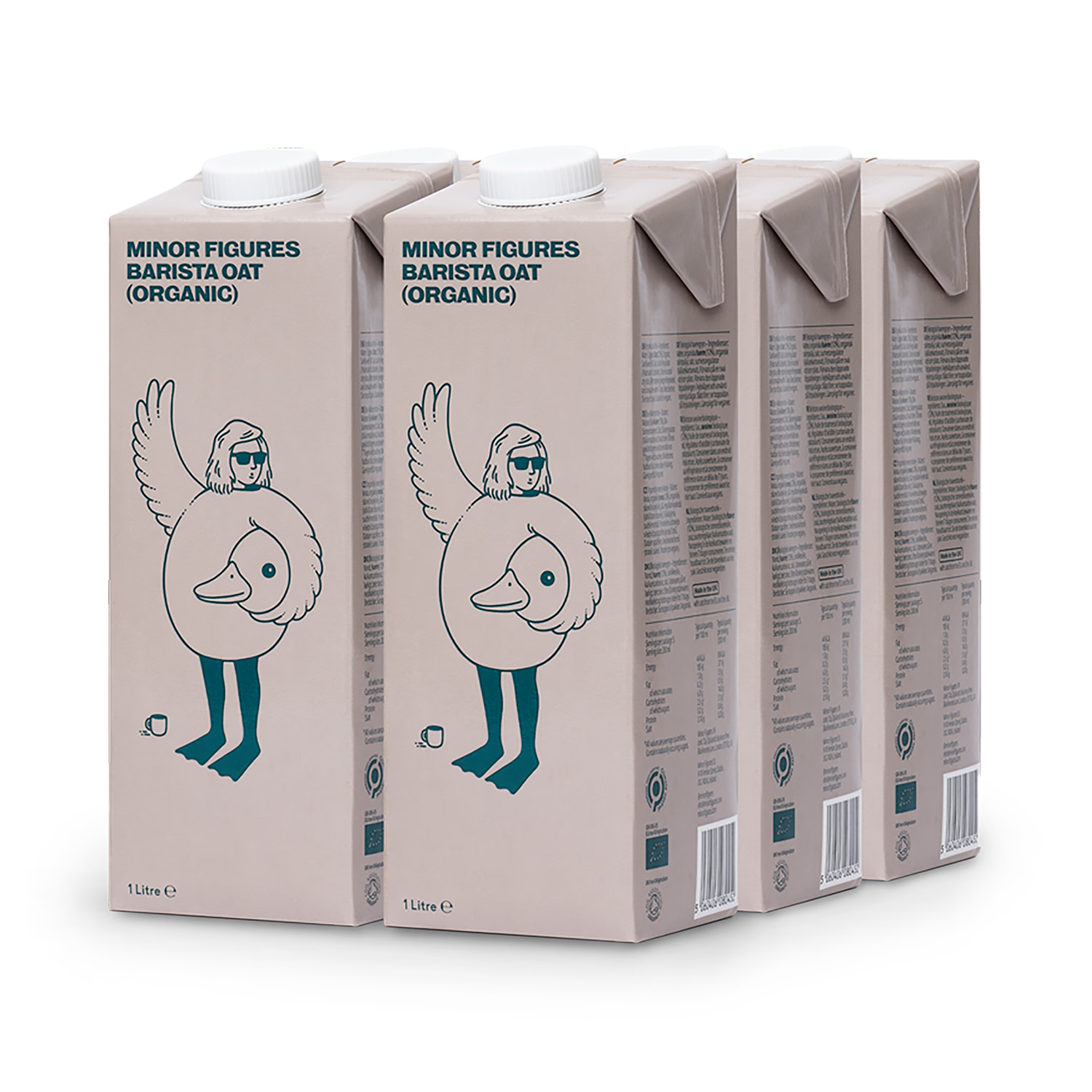 Minor Figures Barista Oat Milk 6 x 1L, imported from the UK