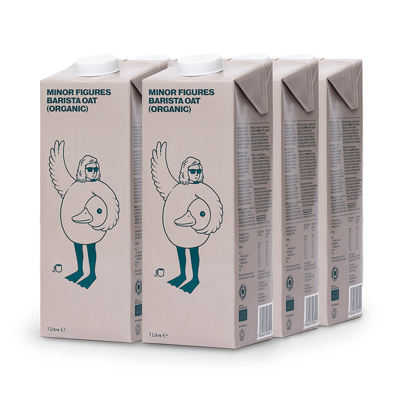 Minor Figures Barista Oat Milk 6 x 1L, imported from the UK