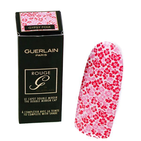 Guerlain Rouge G lipstick case Gypsy Folk (British brand)