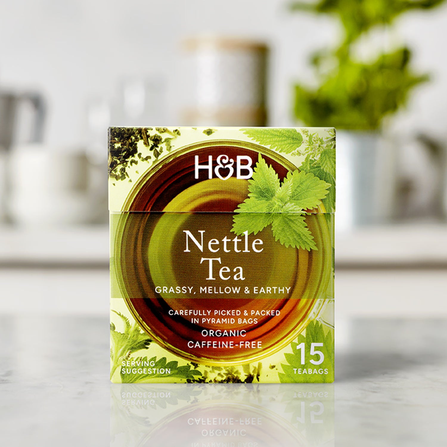 Holland & Barrett Nettle Tea Organic 15 Tea Bags, UK version