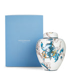 Wedgwood Florentine turquoise lidded vase 25cm (British brand)