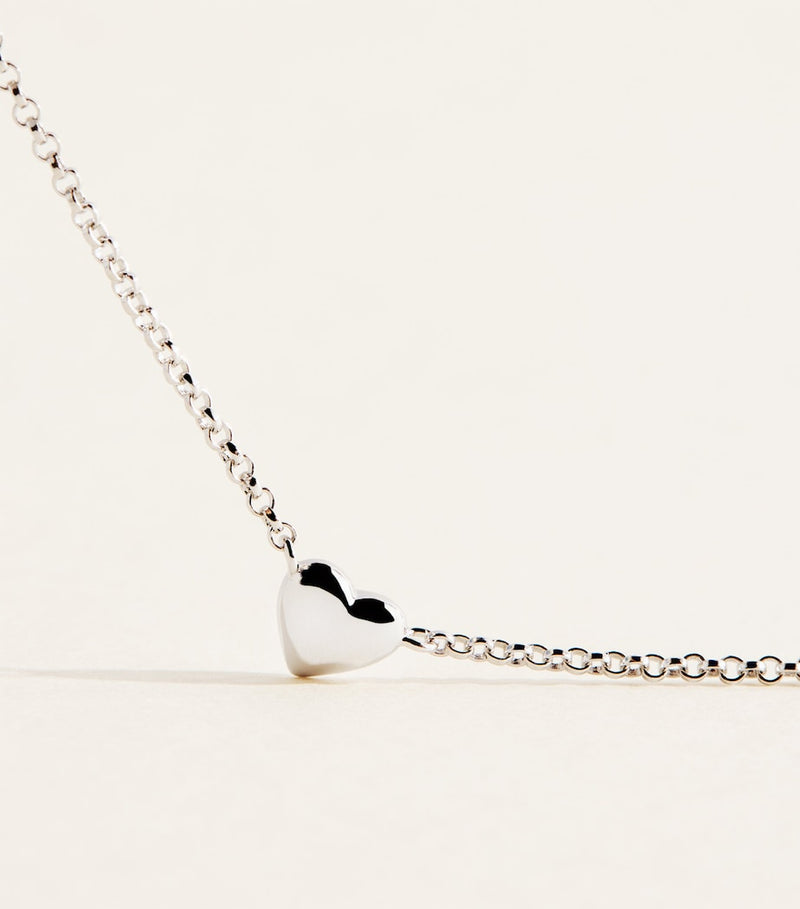 Astrid & Miyu heart charm necklace (British brand)