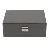 Livingandhome lockable faux leather jewellery organizer - British product