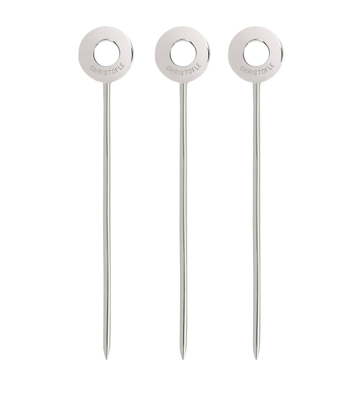 Christofle stainless steel cocktail picks set of 6 - British product