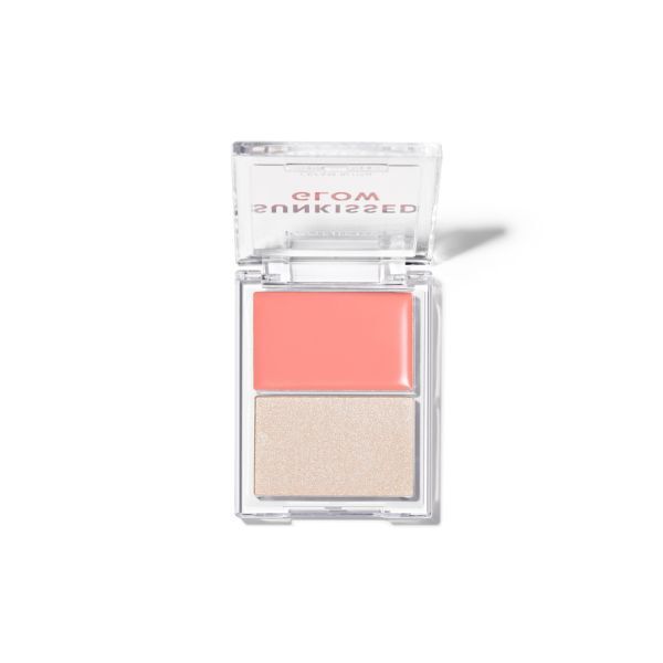 Profusion Cosmetics Sunkissed Glow blush highlighter duo Pink Sunrise, UK version