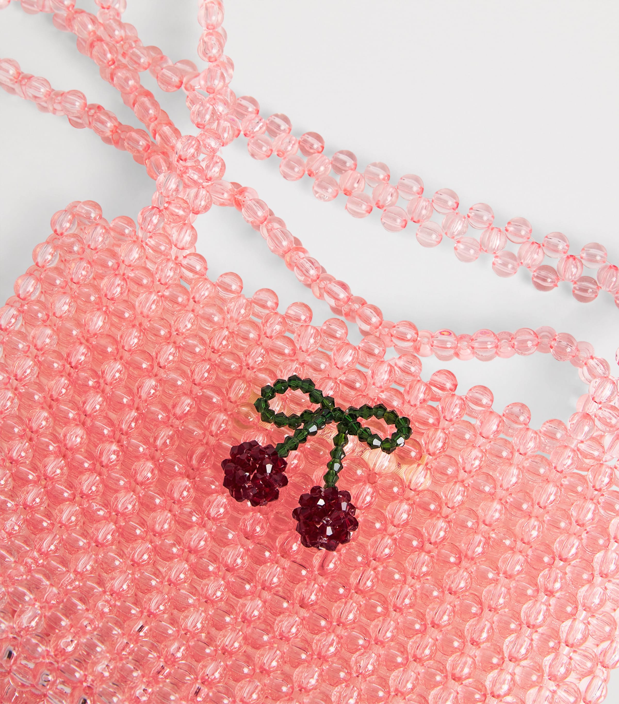 Konges Sløjd beaded Perla shoulder bag with cherry decorations, UK version