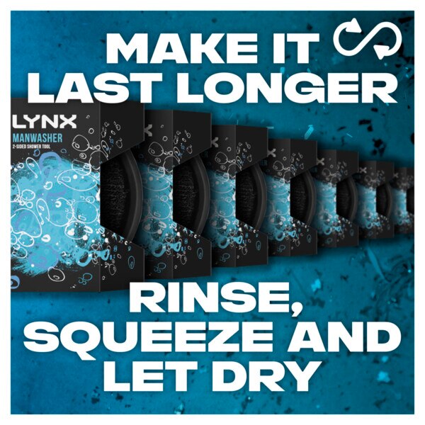 Lynx Manwasher Shower Tool GOODS Superdrug   