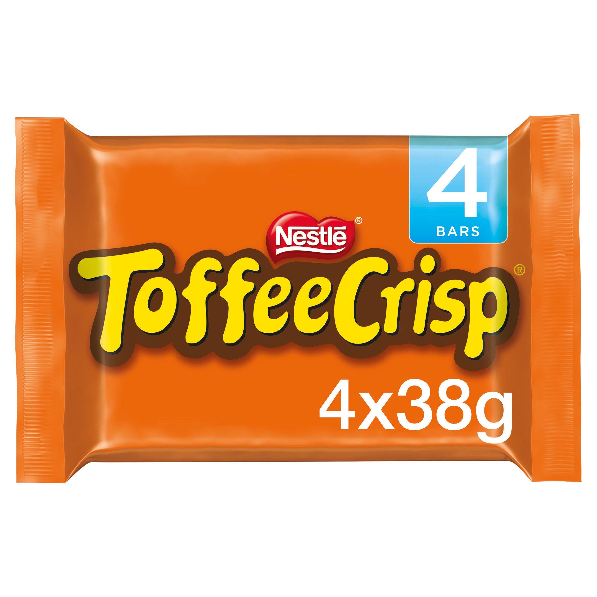 Toffee Crisp Milk Chocolate Bar Multipack 4x38g GOODS Sainsburys   