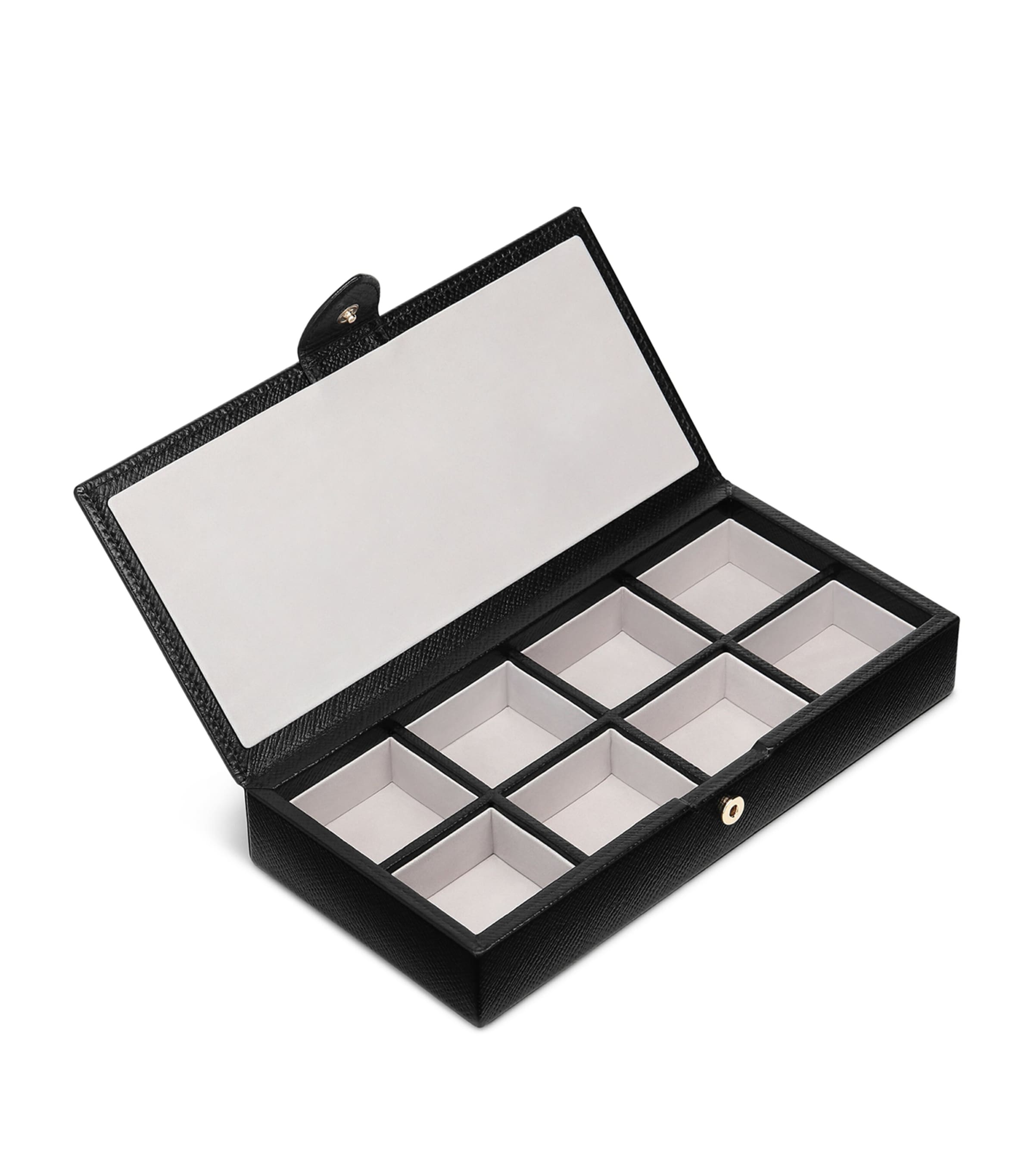 Smythson Panama cufflink box (British brand)