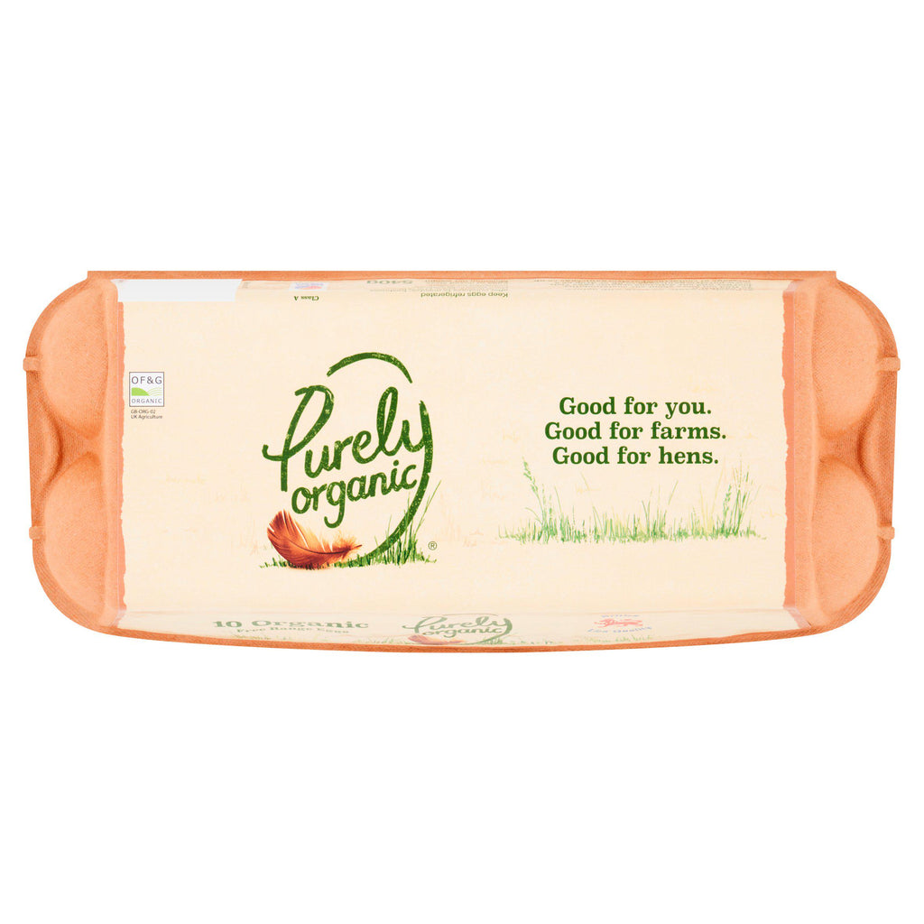 Purely Organic Free Range Eggs x10 540g