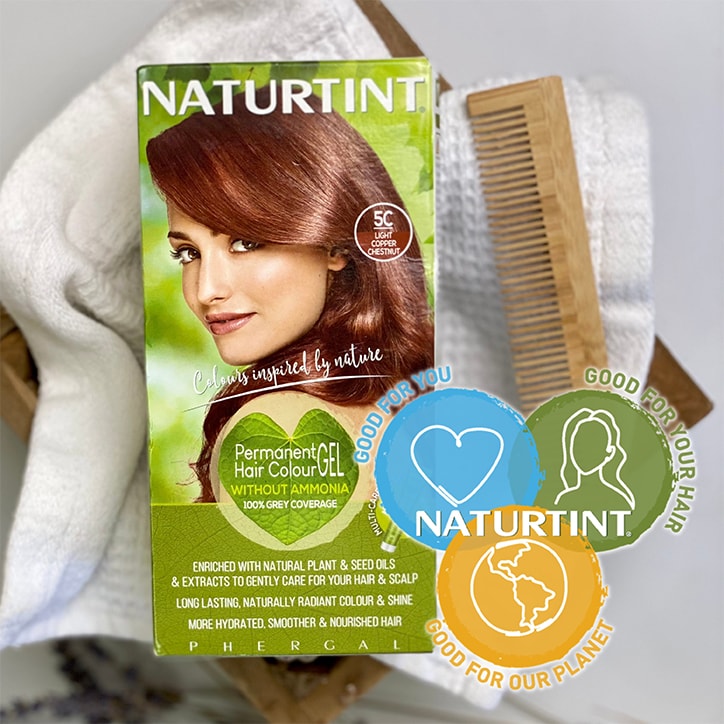 Naturtint Permanent Hair Colour 5C (Light Copper Chestnut) GOODS Holland&Barrett   