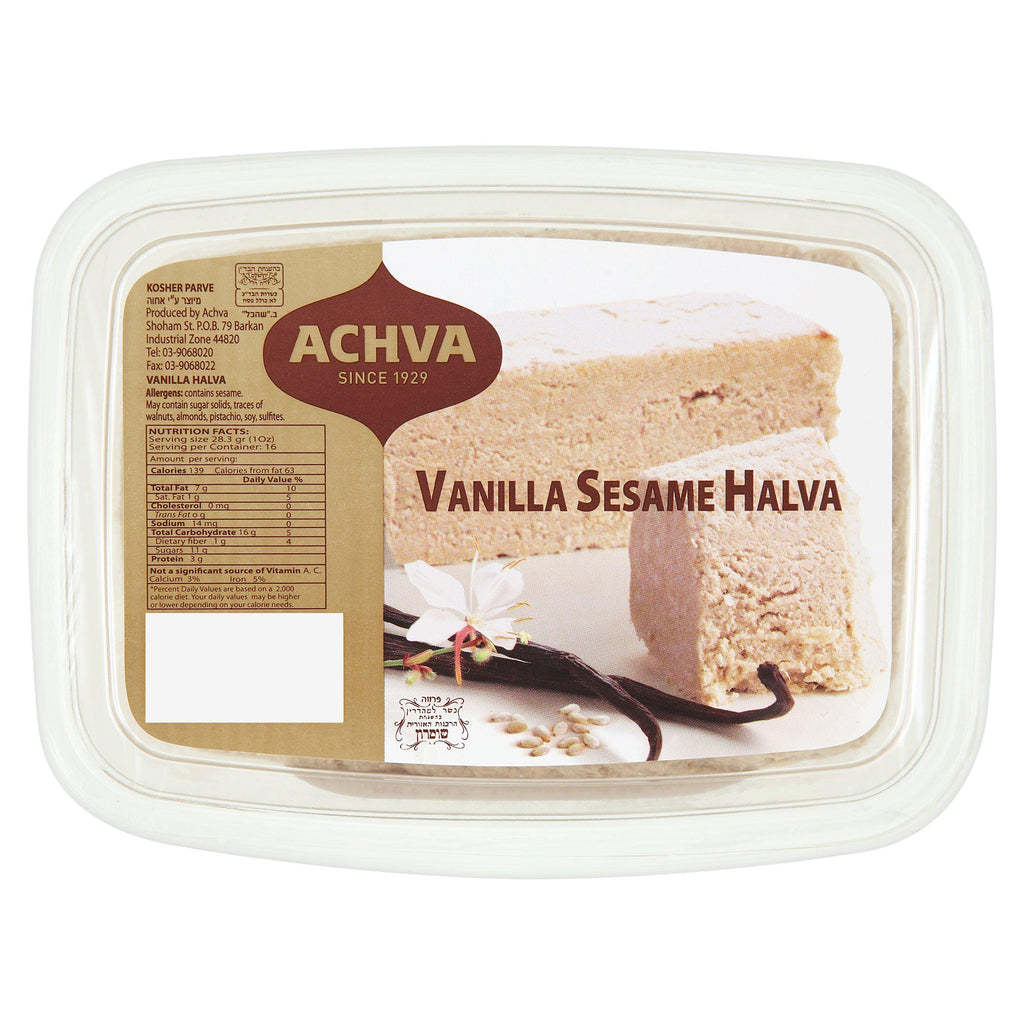 Achva Vanilla Sesame Halva 454g (p)