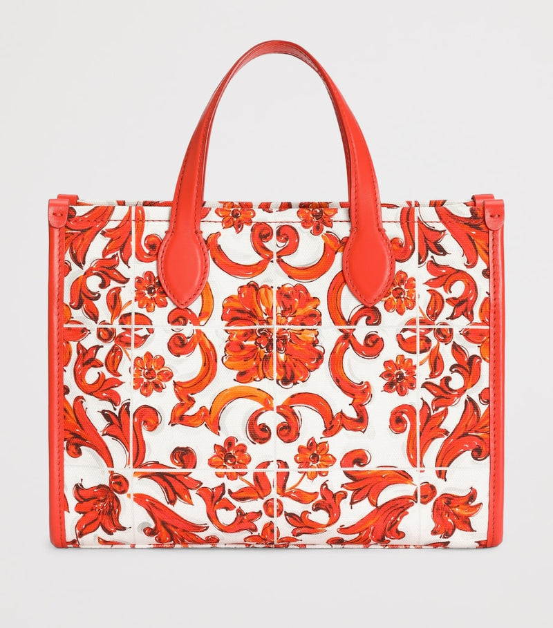 Dolce&Gabbana Kids Majolica tote bag small, UK version