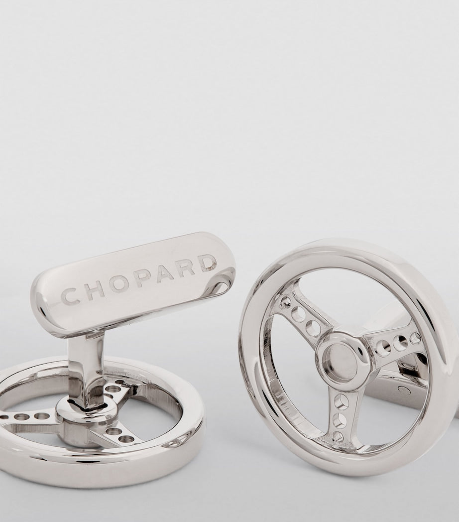 Chopard racing steering wheel cufflinks (British brand)