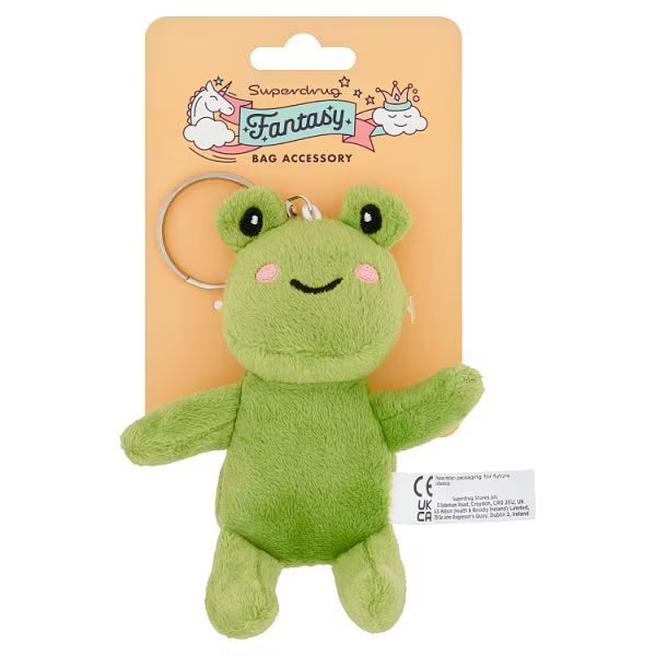 Frog plush keychain 9cm fantasy toy design, UK version