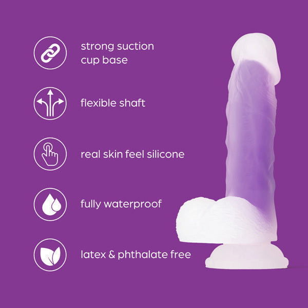 So Divine Glorious 7 Inch Real Skin Feel Purple Dildo GOODS Superdrug   