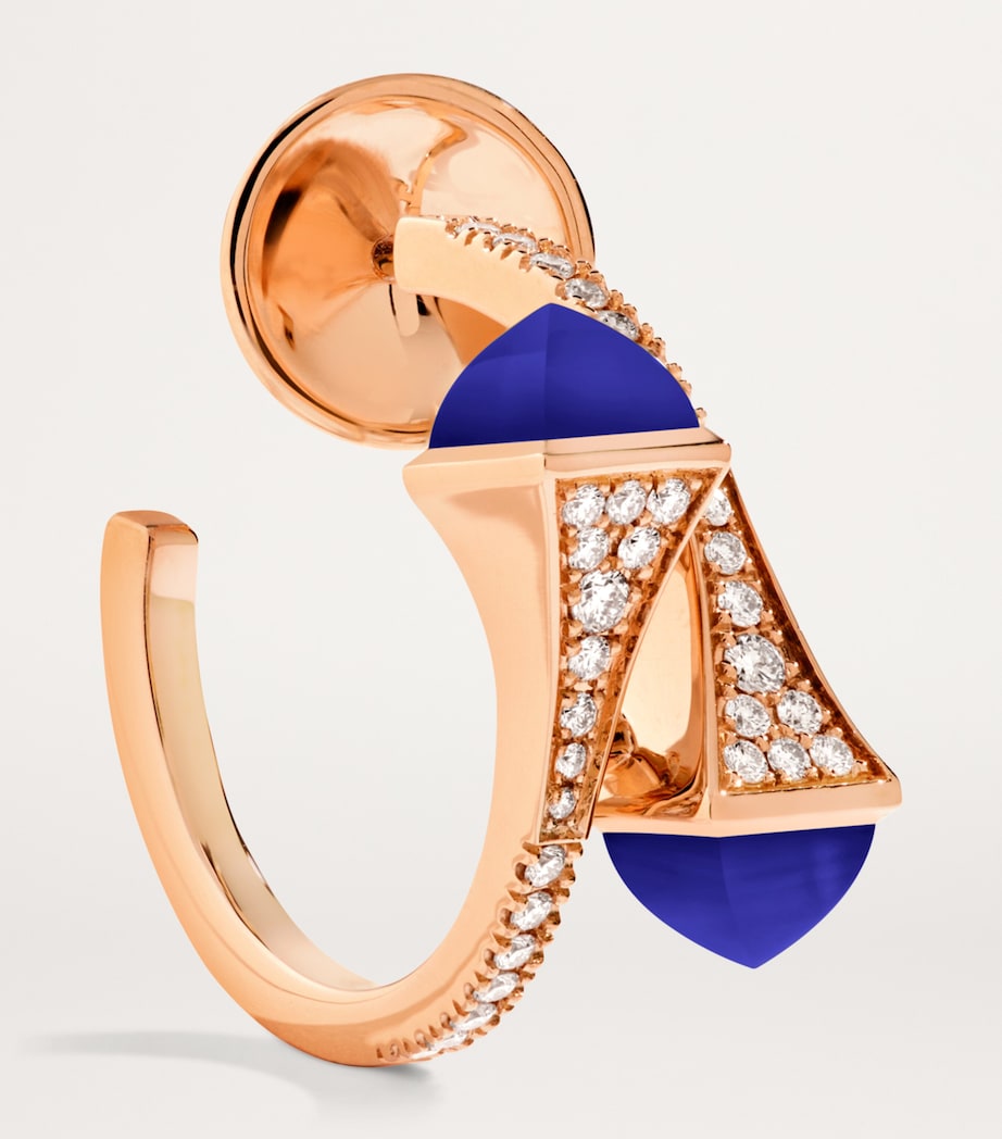 MARLI New York white gold diamond hoop earrings (British brand)