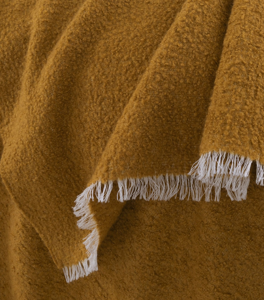 Frette cashmere bouclé throw 130cm x 180cm, imported from the UK
