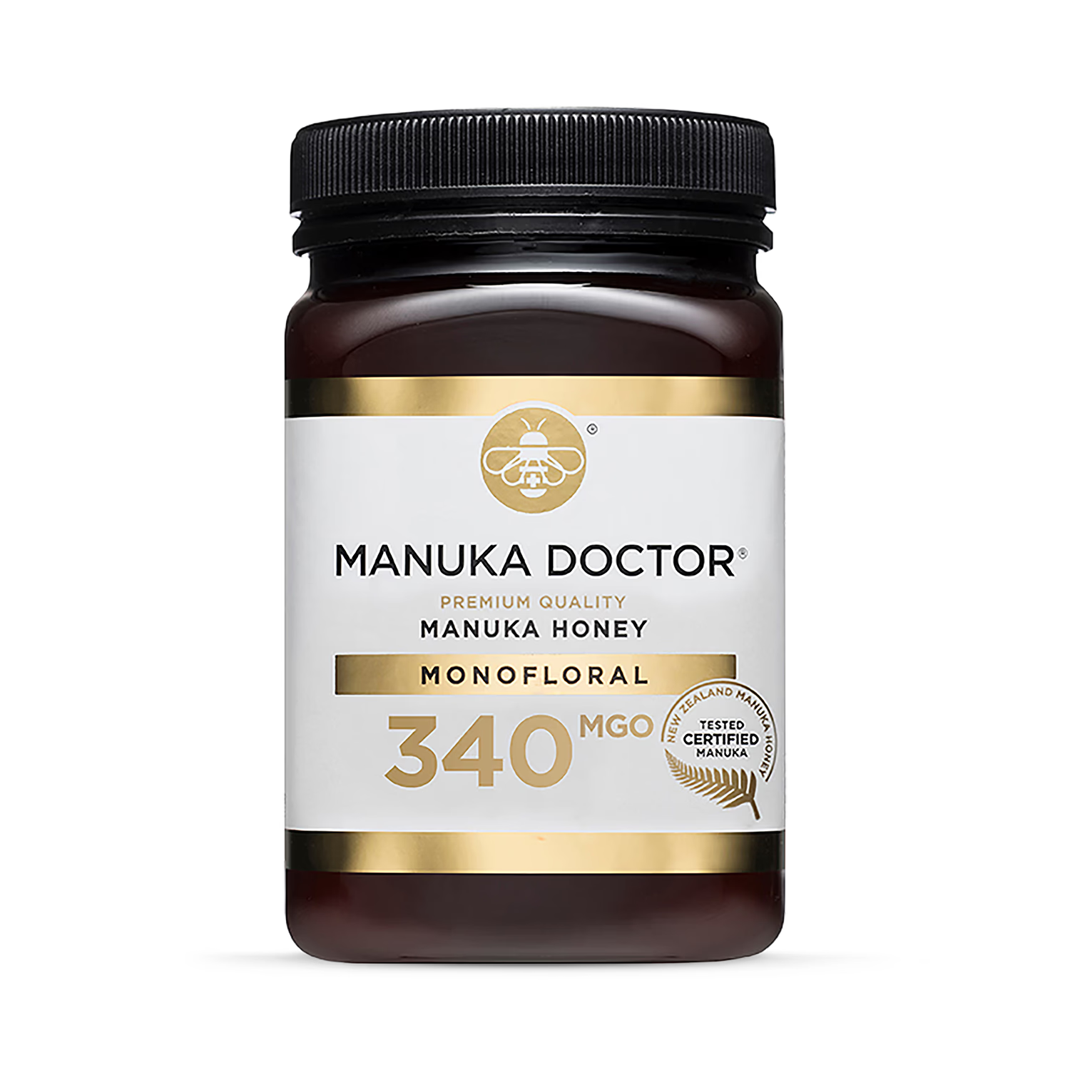 Manuka Doctor Monofloral Manuka Honey MGO 340 500g, imported from the UK