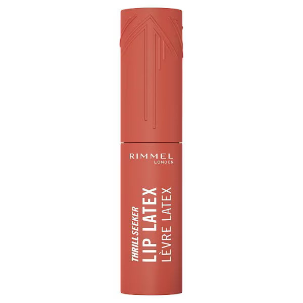Rimmel Thrill Seeker liquid lipstick So Peachy, imported from the UK