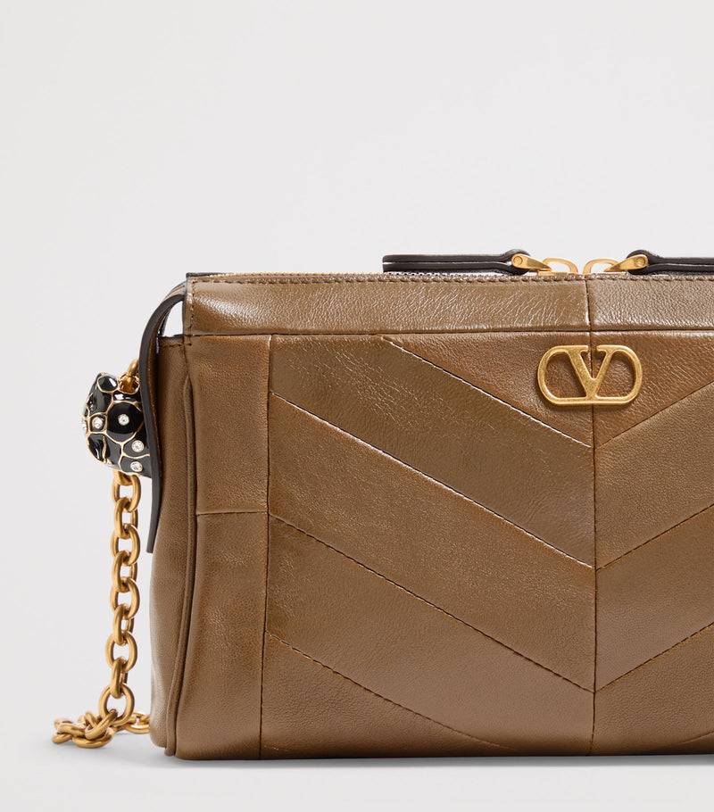 Valentino Garavani small lambskin Panthea shoulder bag (British brand)