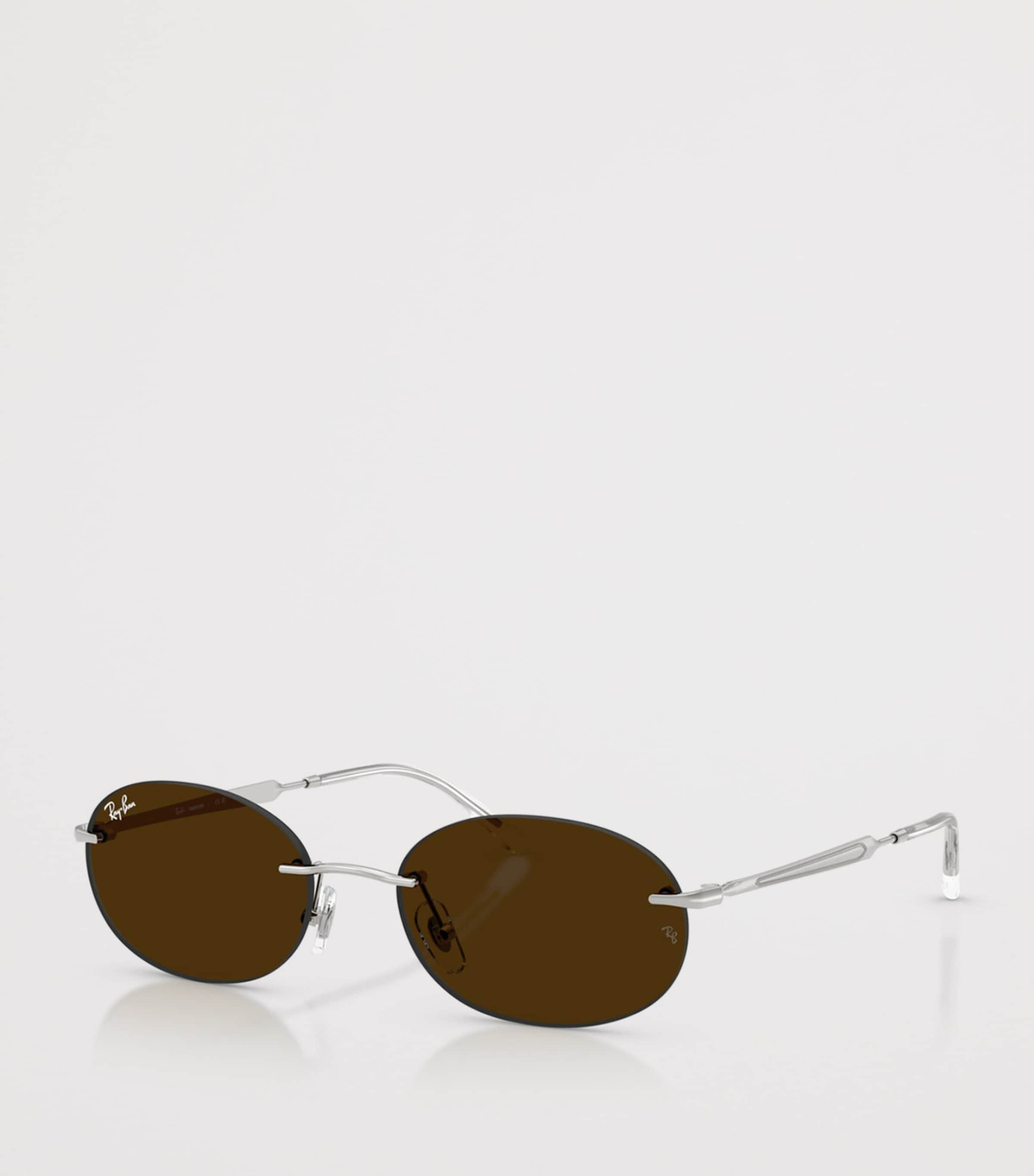 Ray-Ban RB3767 Metal Oval Sunglasses, UK version