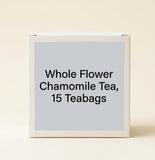Holland Barrett whole flower chamomile tea 15 bags, imported from the UK