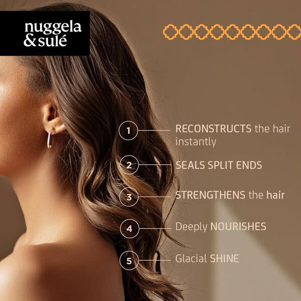 Nuggela & Sule hair treatment ampoules Keratin-Hyaluronic 4x10ml, imported from the UK