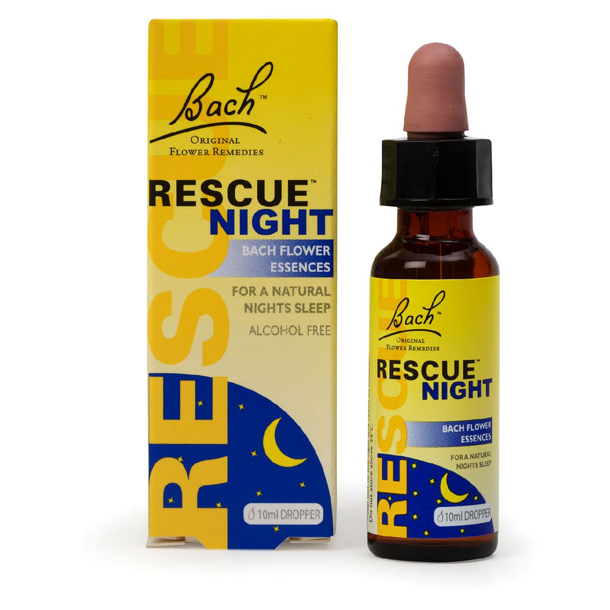 Bach Rescue Remedy Night Dropper 10ml - Flower Essences for Natural Night's Sleep Vitamins, Minerals & Supplements Boots   