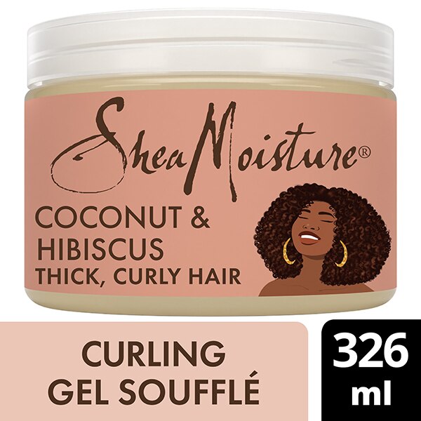 Sheamoisture Coconut & Hibiscus Curling Gel Soufflé 326ml GOODS Superdrug   