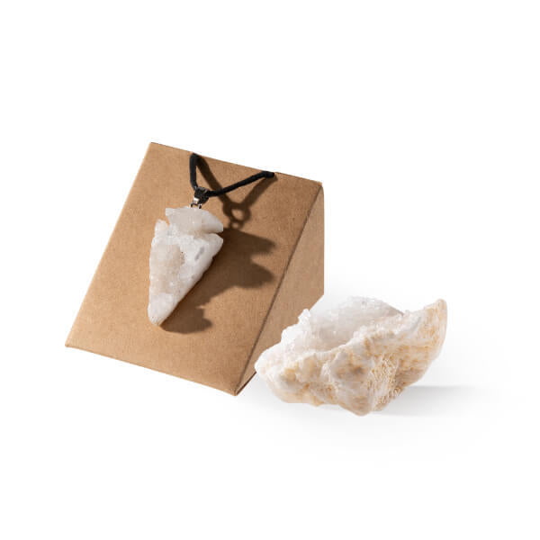 Myga geode quartz gift set, hand-selected stones - British product