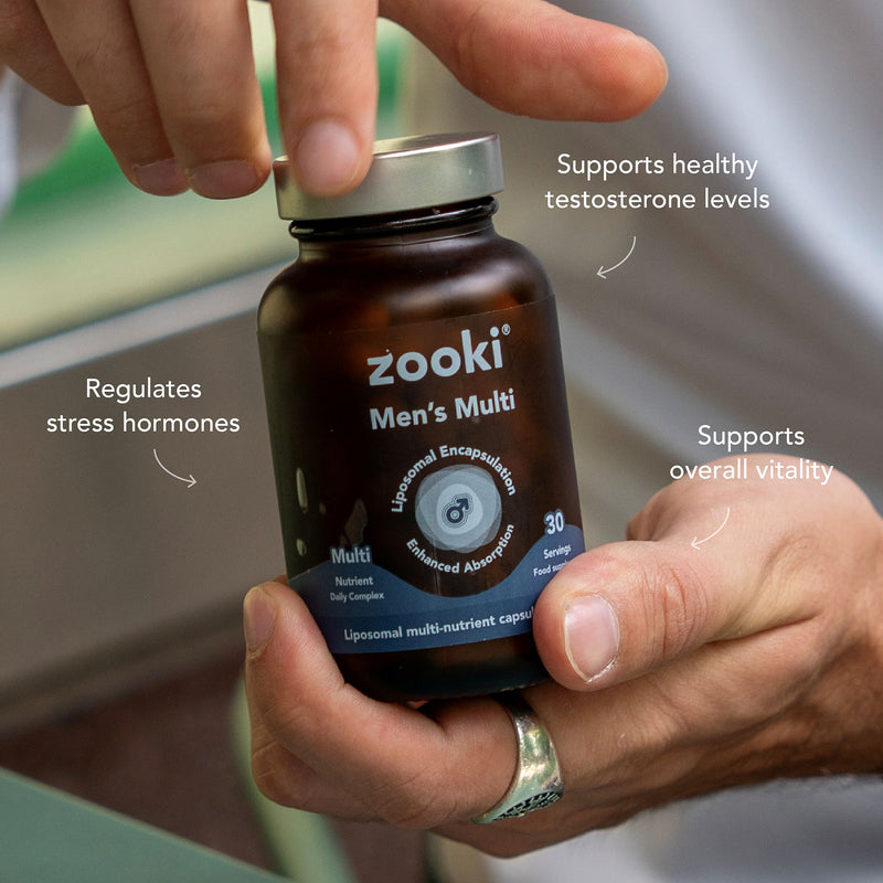 Zooki liposomal men's multivitamin capsules 60 count - British product