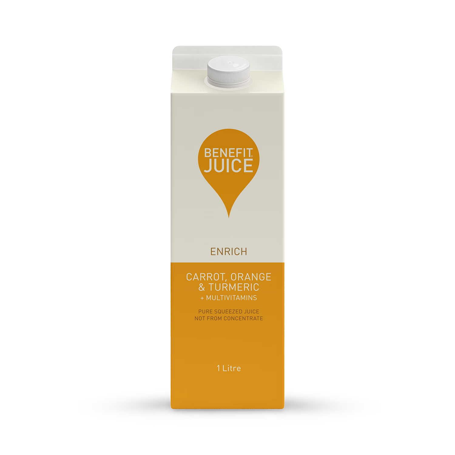 Benefit Carrot, Orange & Turmeric Juice + Multivitamins 1L