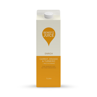 Benefit Karotte, Orange & Kurkuma Saft + Multivitamine 1L