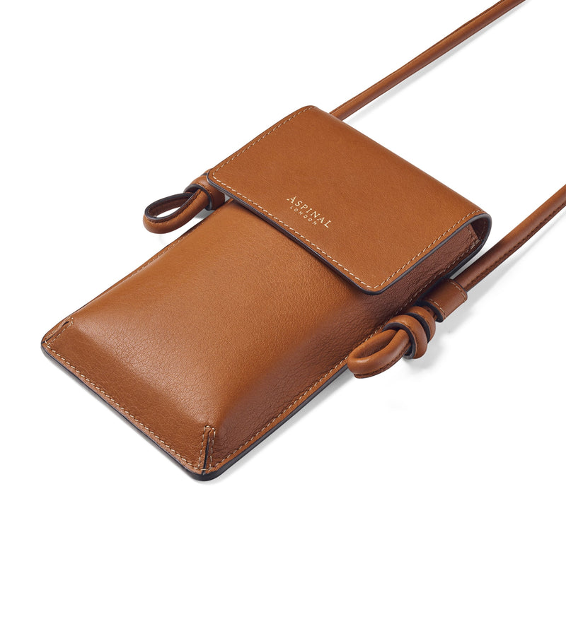 Aspinal of London Leather Ella Phone Pouch - British product