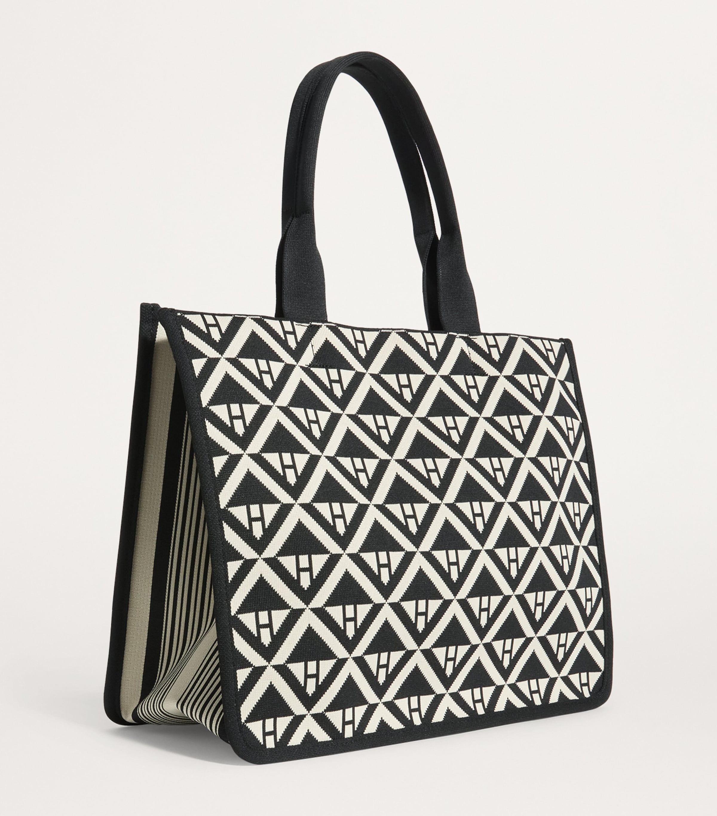 Harrods geometric tote bag medium, UK version