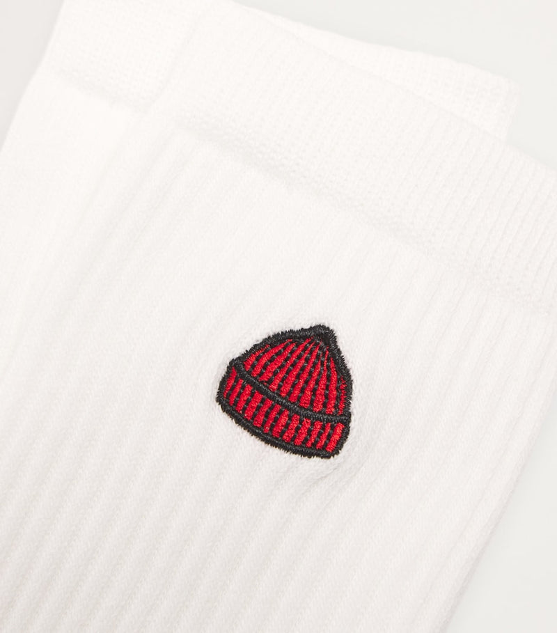 Le Bonnet cotton-blend logo socks, imported from the UK